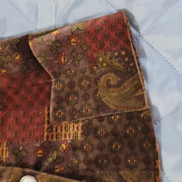 Linda Richards Women's Velour Paisley Blazer Size 10 - Picture 12 of 12